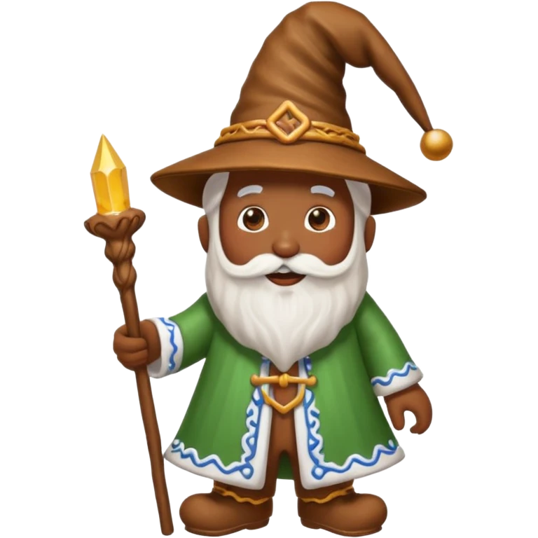 Büyücü zencefilli kurabiye adam emoji