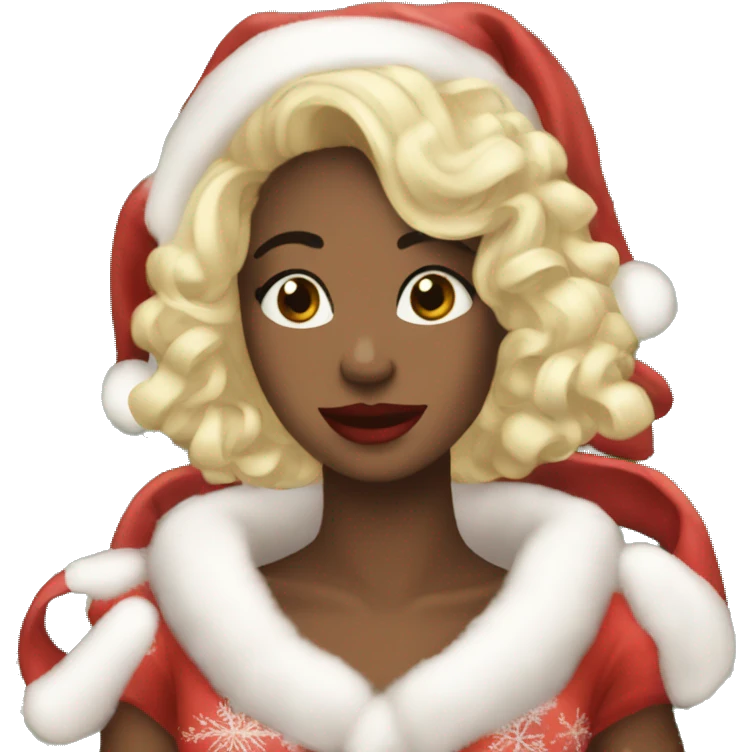 Aesthetic Christmas coquette emoji
