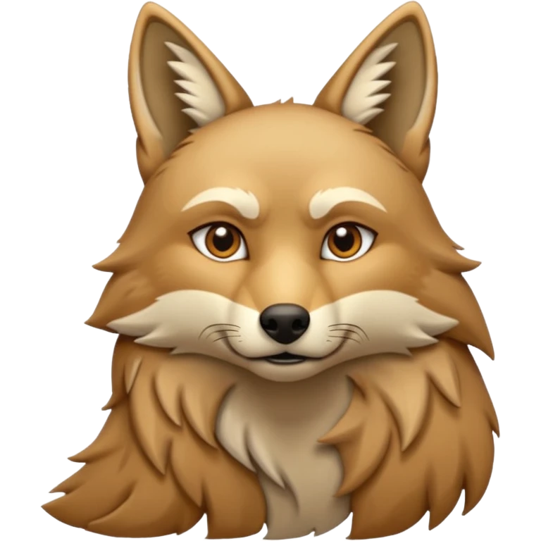 Howling coyote  emoji