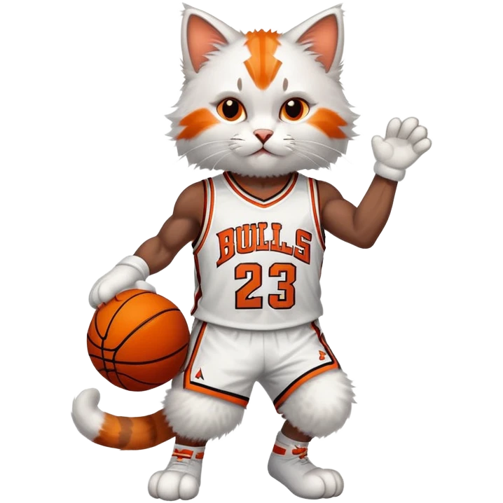 michael jordan as a cat emoji