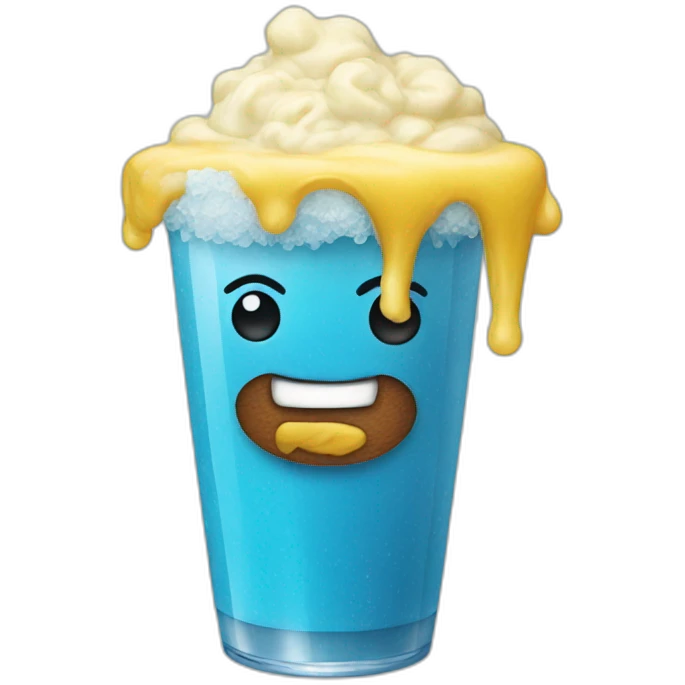 blue slush emoji