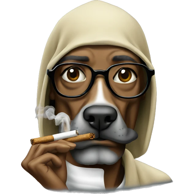 snoop dog smoking blunt emoji