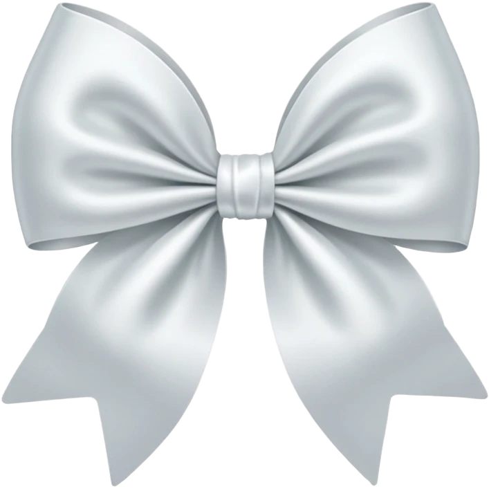 Laço branco  emoji