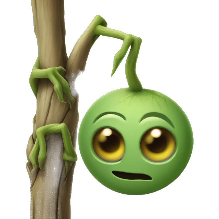 bowtruckle: Small, tree-guardian creatures resembling sticks with eyes, known for their attachment to particular trees and wood. emoji