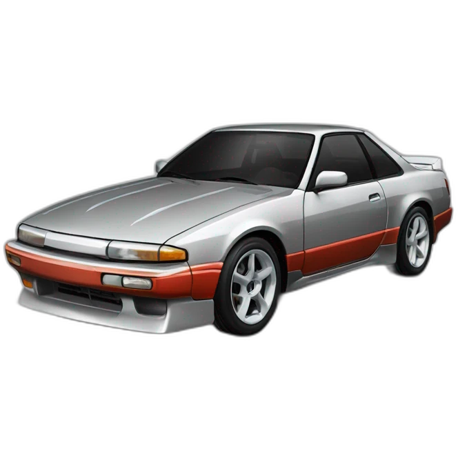Nissan Silvia S13 left view emoji