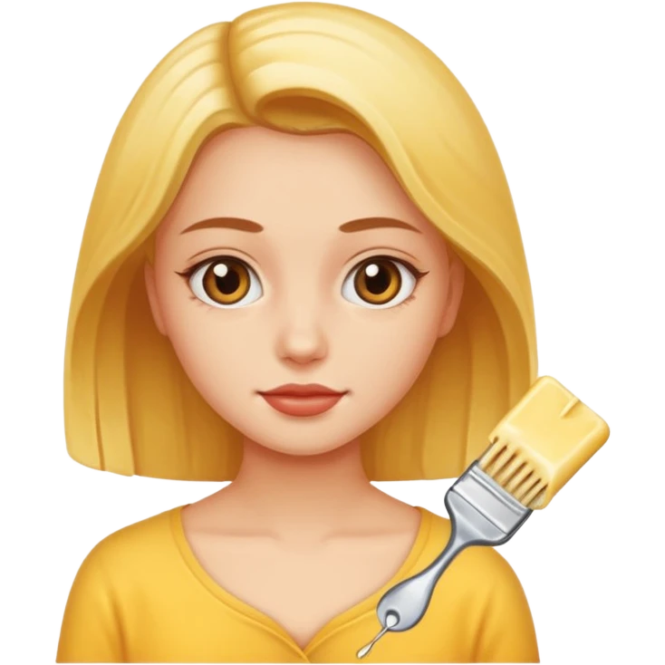 Girl getting a wax ￼ emoji