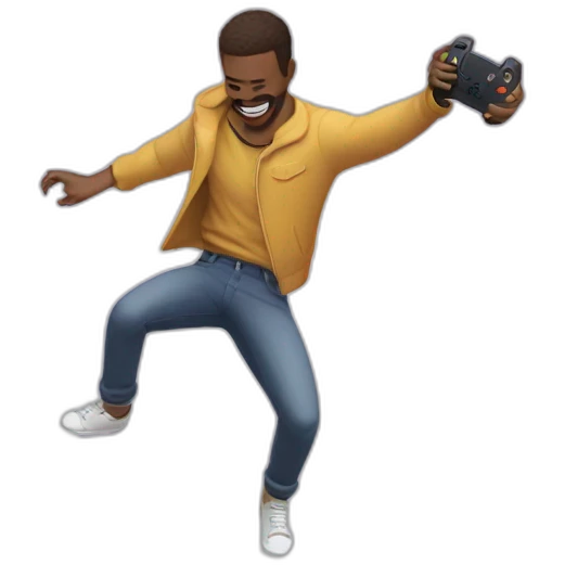 Man throwing ps5 controller on the floor emoji