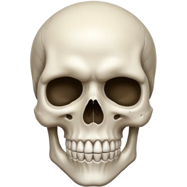 Skull face mind blown emoji