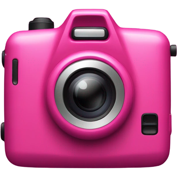 Pink digital camera  emoji
