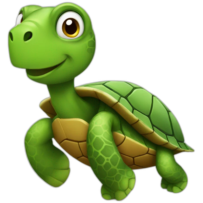 racing turtle emoji