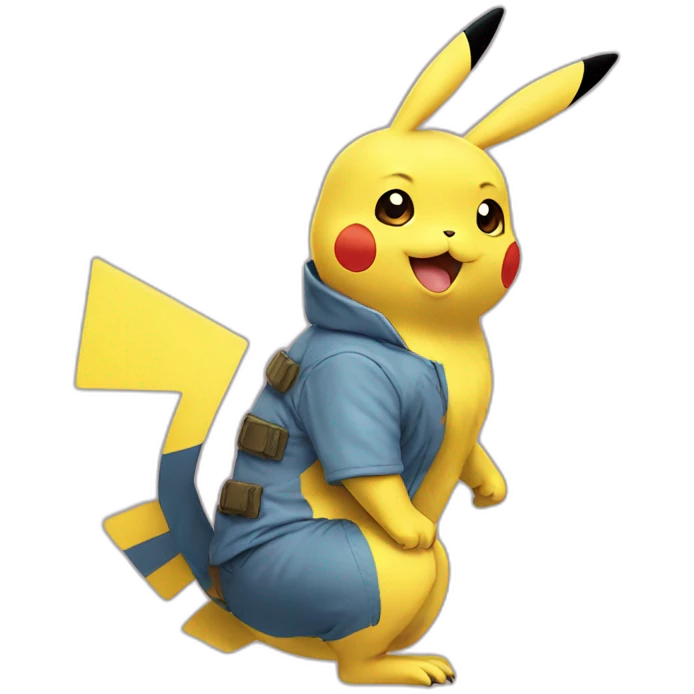 Gozzila sur pikachu emoji