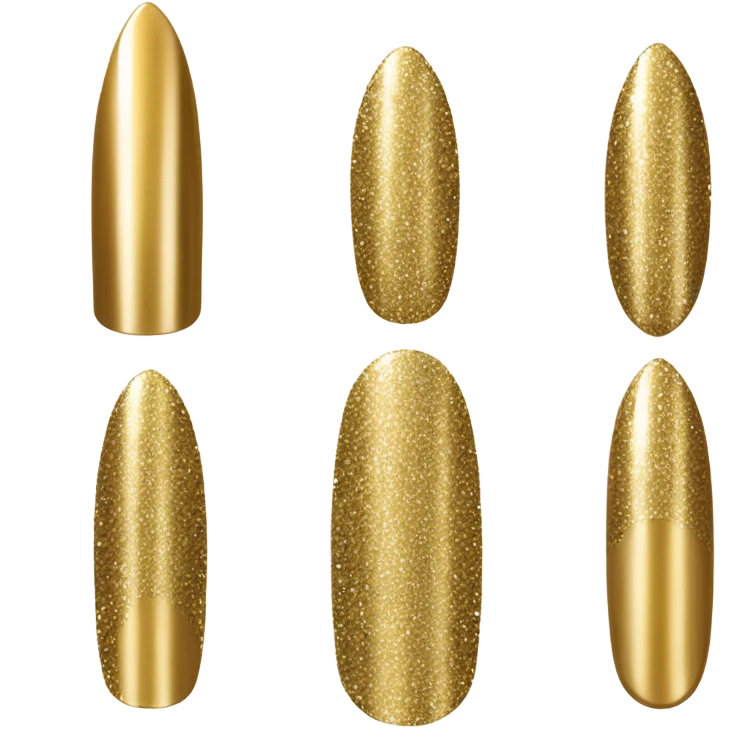 Gold nails emoji