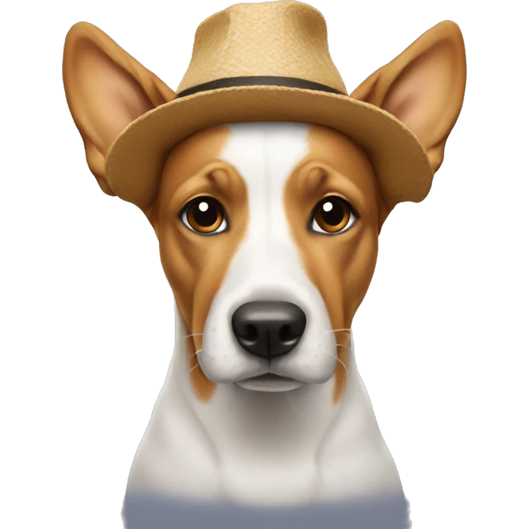 Dog wearing a hat  emoji