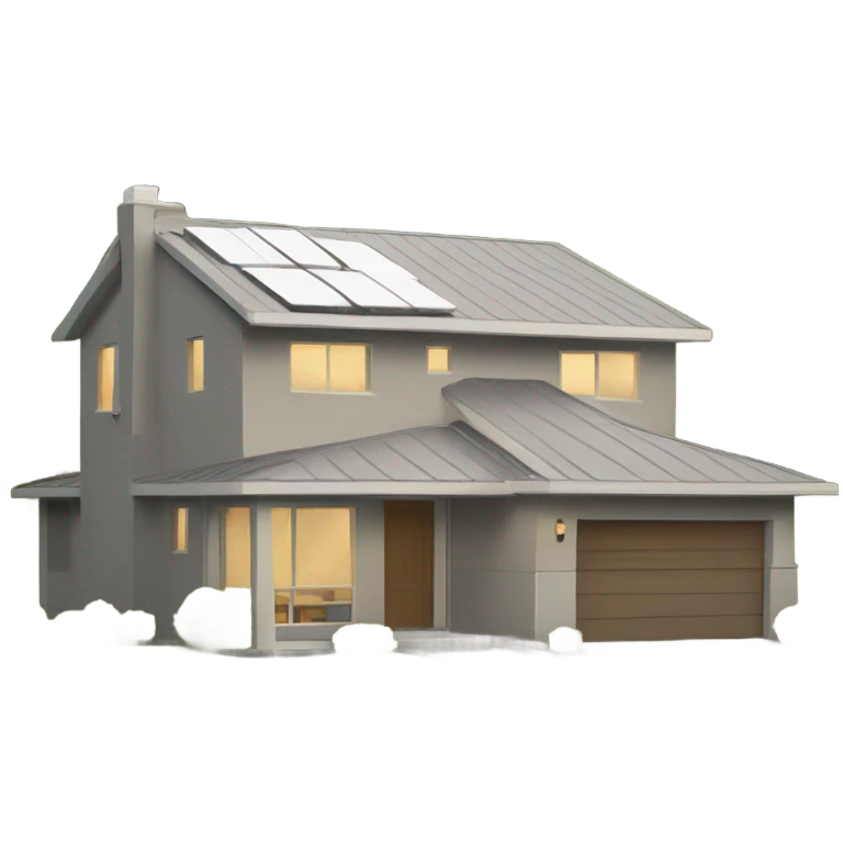Modern house emoji