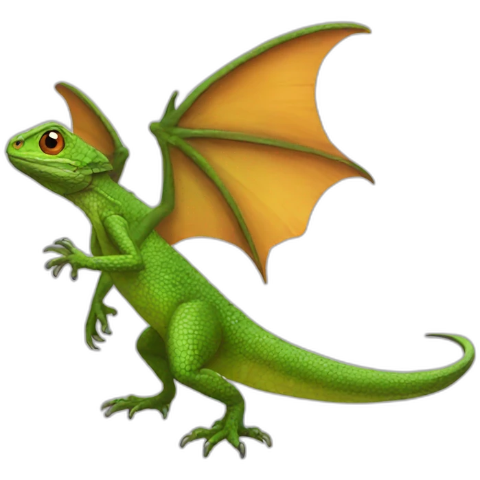 the winged lizard sordes emoji