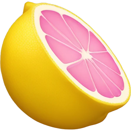 Lemon pink  emoji