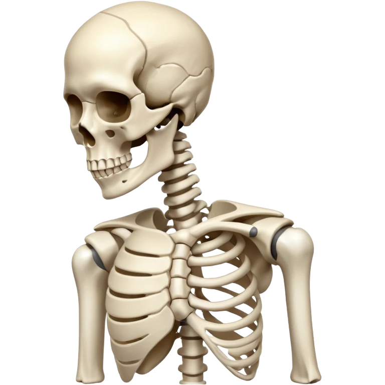The bones of one shoulder emoji