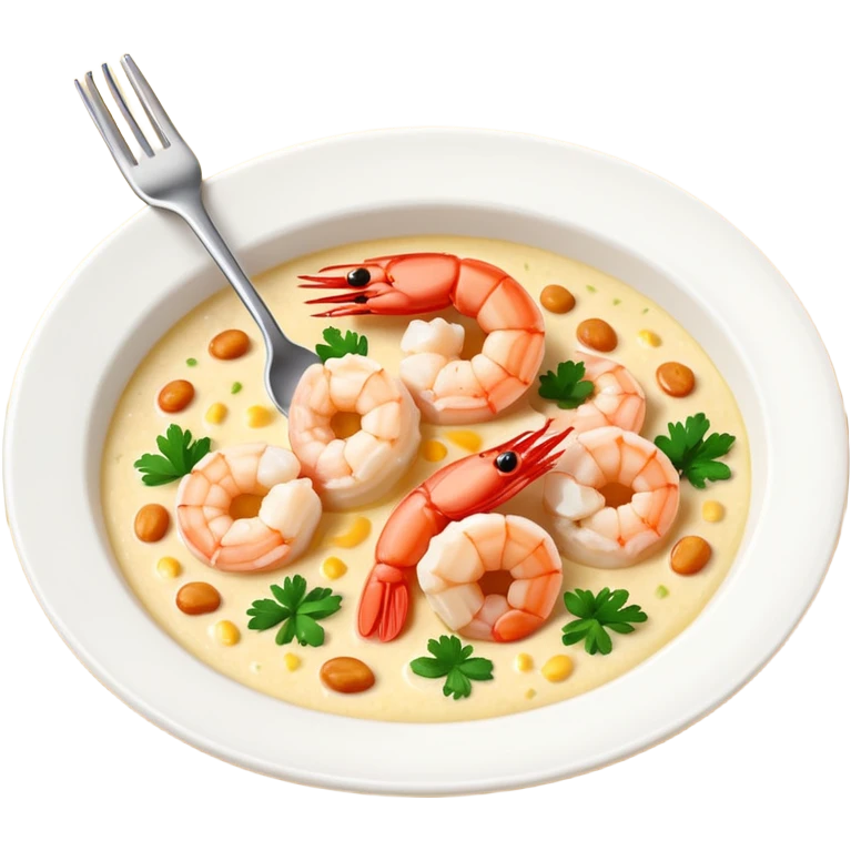 Shrimp and grits Brunch emoji