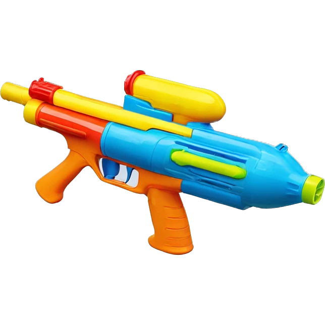 Super Soaker: Iconic-style Candid Likeness 1990’s Toy

A powerful water gun with pump-action technology emoji