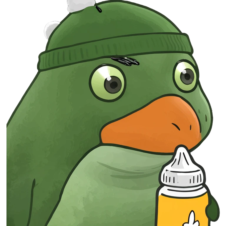 penguin doing drugs emoji