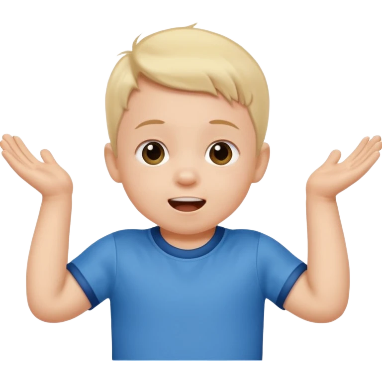 A toddler with a tiny jersey shirt, adorable enthusiasm emoji