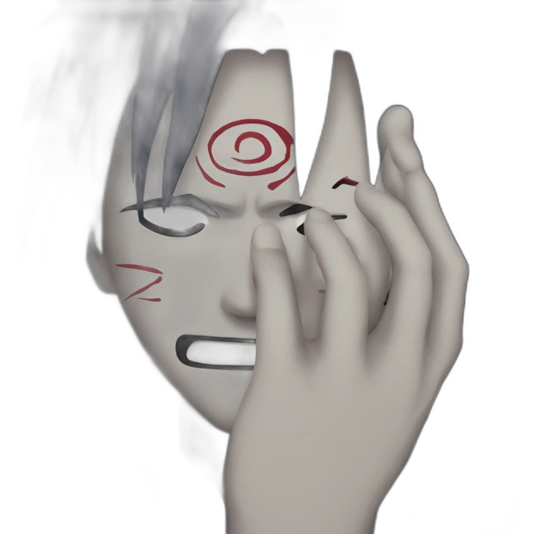 Madara uchiha face palm emoji