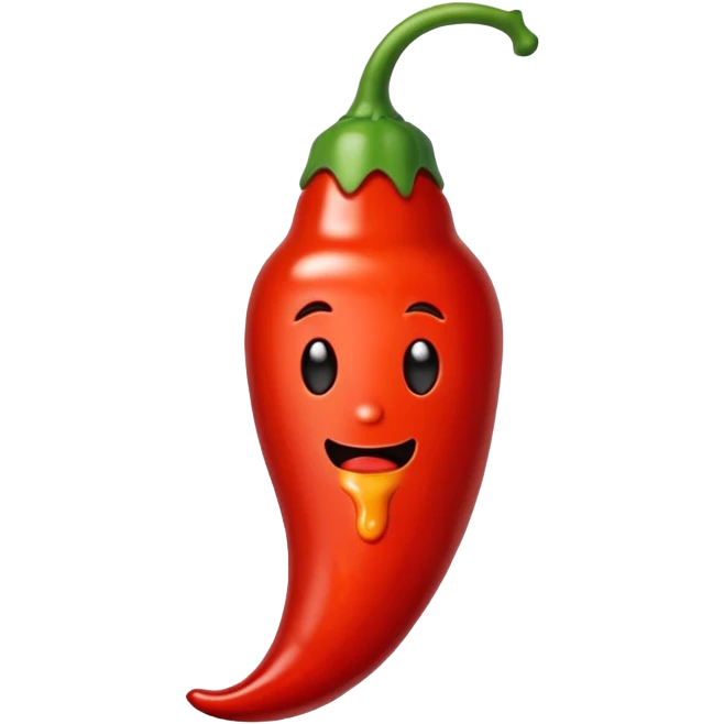 hot sauce dripping emoji