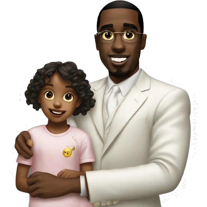 P Diddy with a kid emoji