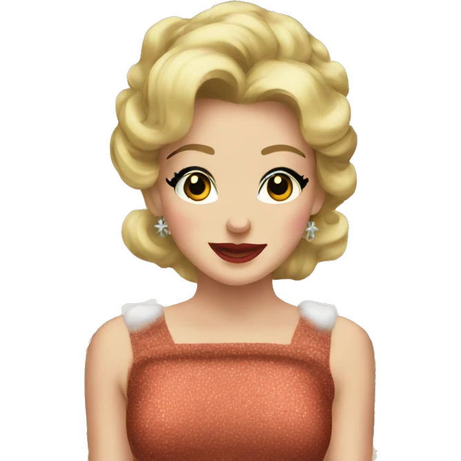 Vintage Christmas aesthetic emoji
