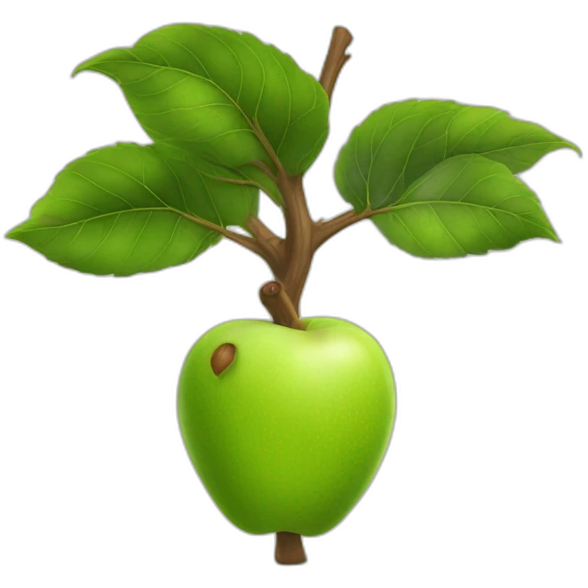 newton tree apple emoji