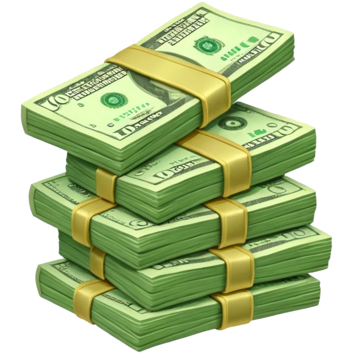 Falling value of the dollar emoji