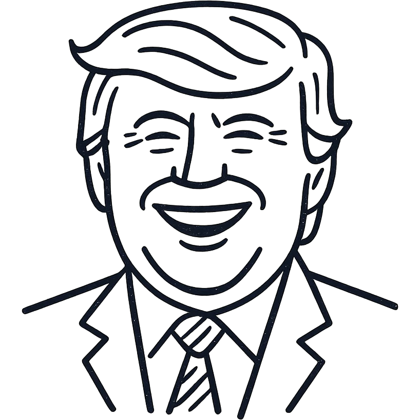 happy president trump emoji