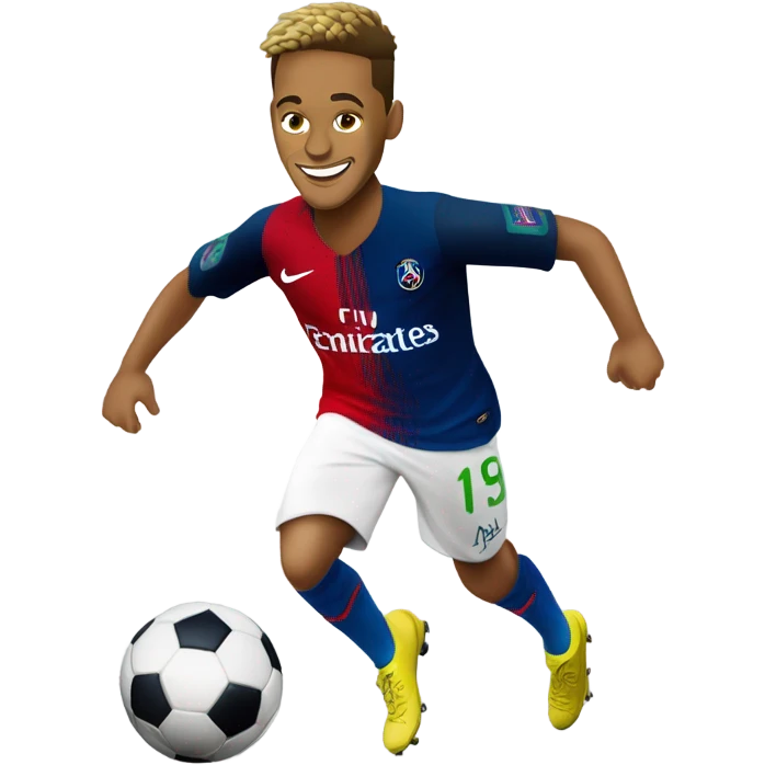 Neymar jr dribbling emoji