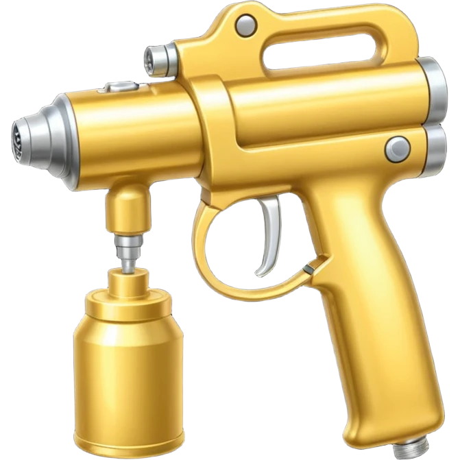 Gold Spray GUn emoji