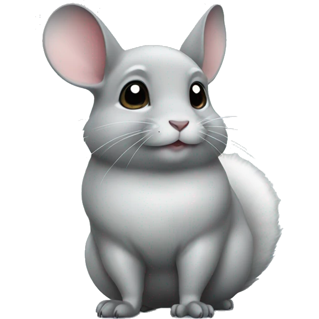 chinchilla with fluffy tail emoji