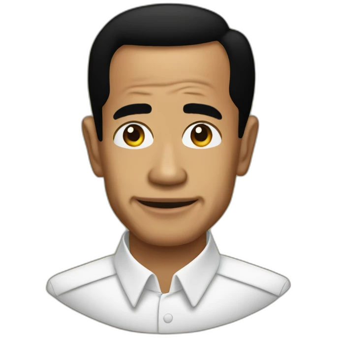 Presiden Jokowi chad meme emoji