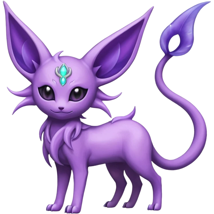 Lunala-Misdreavus-Espeon-Fakémon-hybrid-creature (full body)  emoji