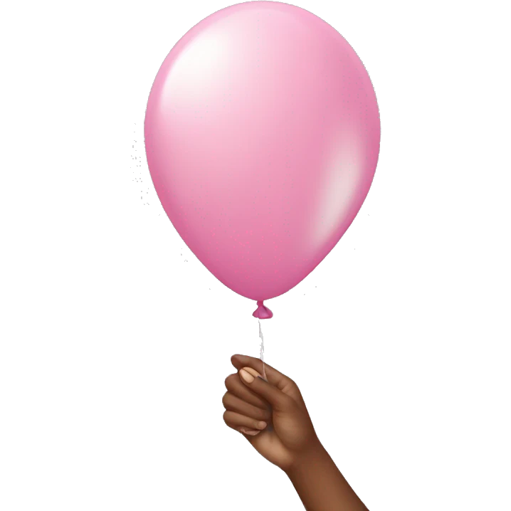  hand on girl balloon  emoji