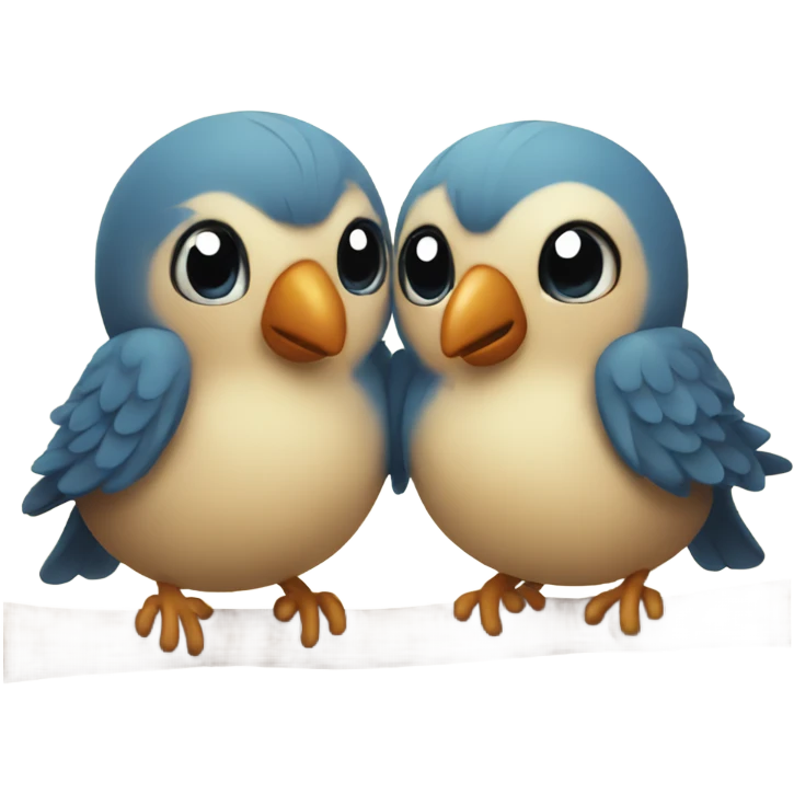 cute love birds emoji
