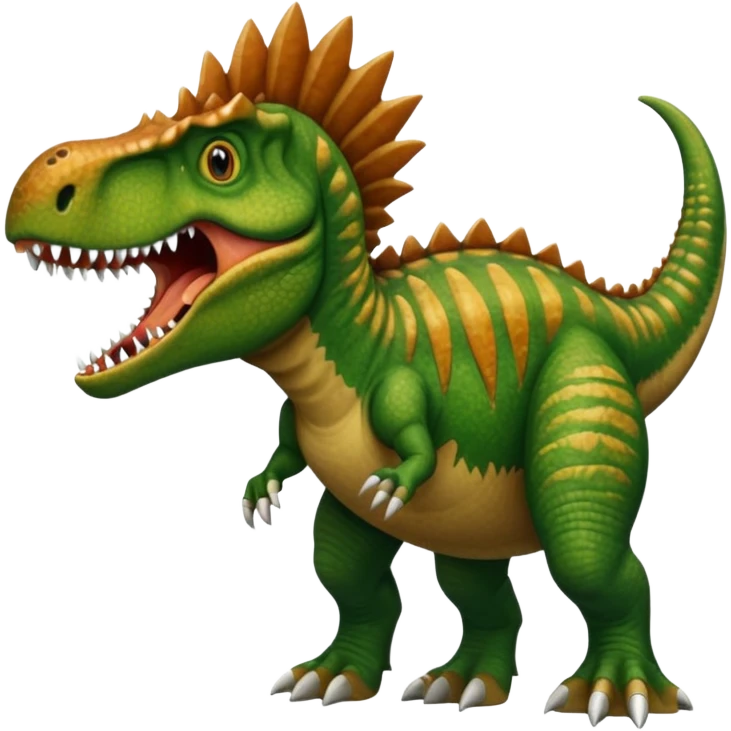A spinosaurus emoji