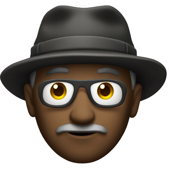 Old school robber emoji