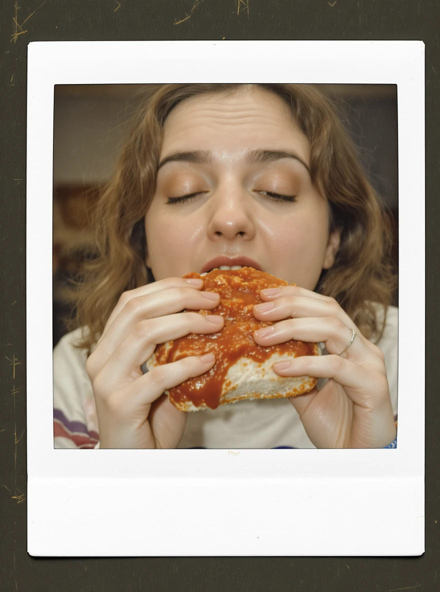 person eating sloppy joe emoji
