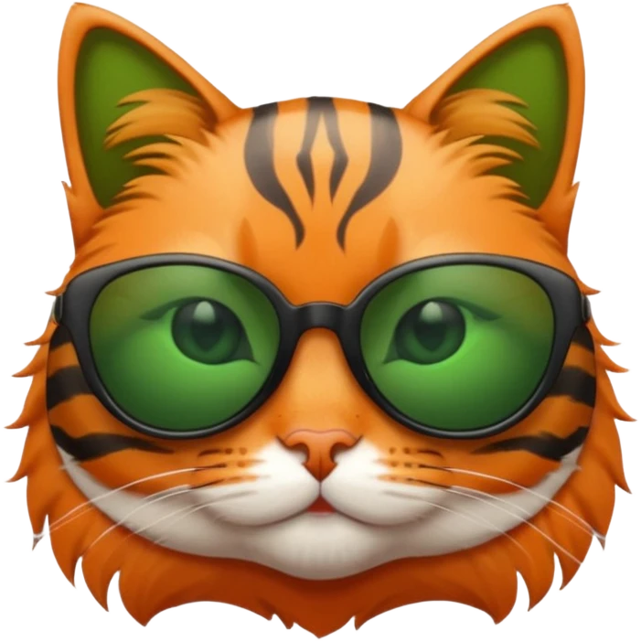 Cat wearing sunglasses emoji