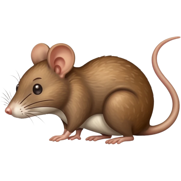 A rat is pooping emoji