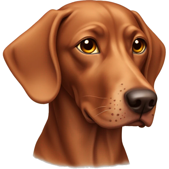 Viszla dog emoji