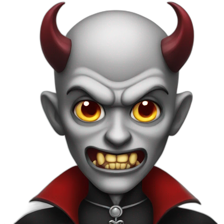 Vampire devil emoji