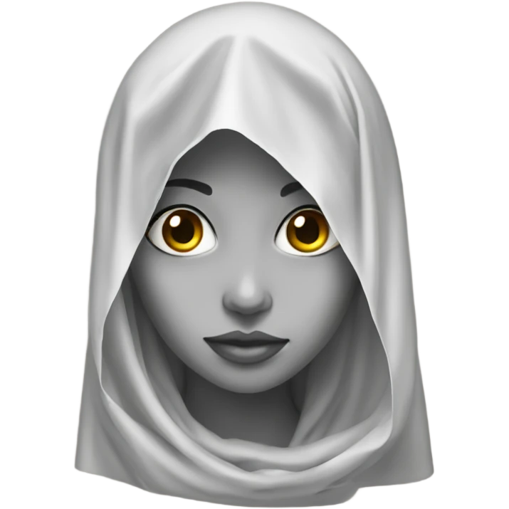 Photographed veiled girl  emoji