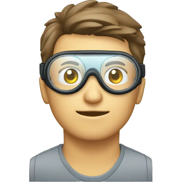 goggles for laboratory emoji