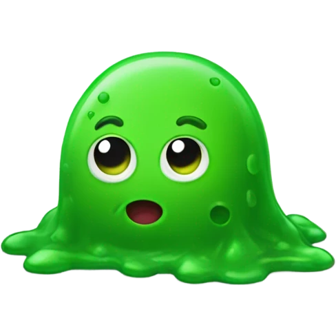 green slime goo emoji