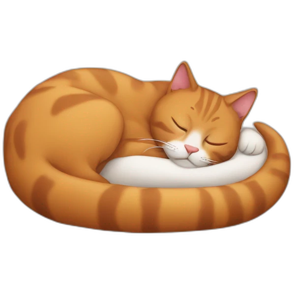 Roux Cat sleep emoji